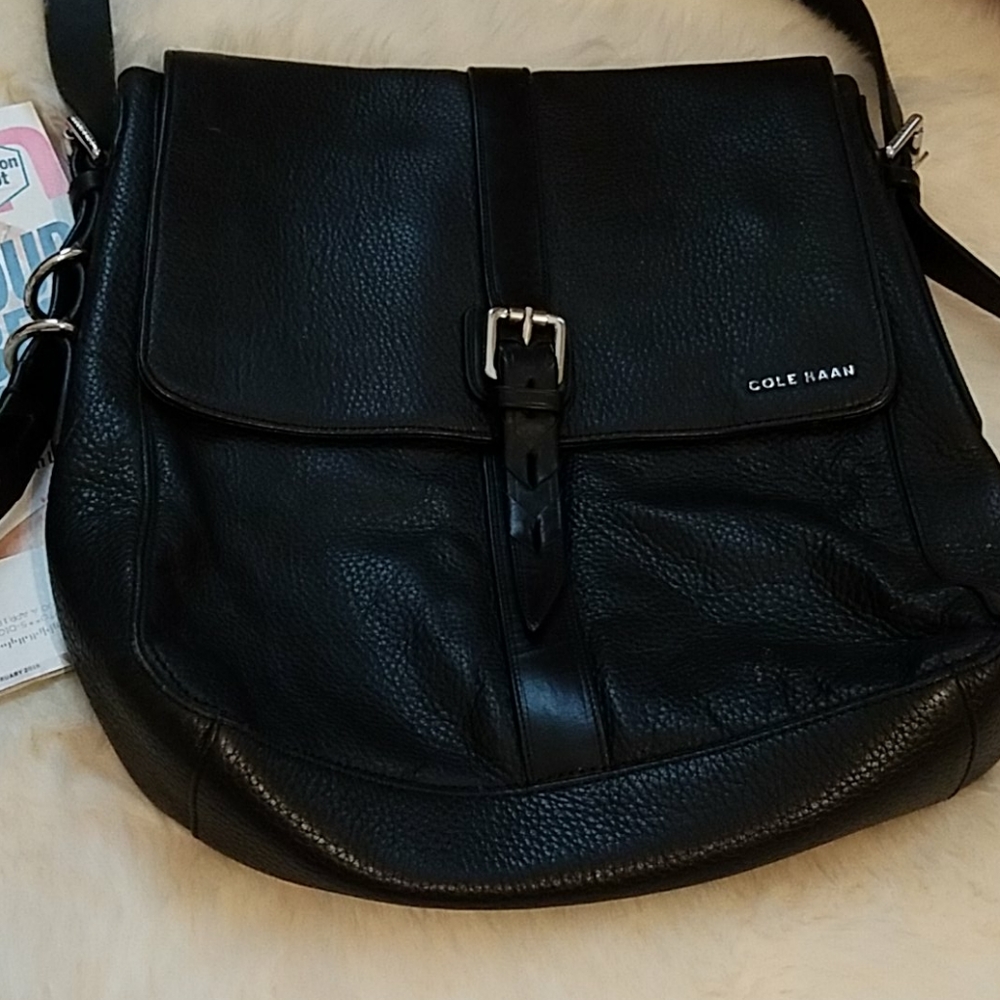 Brand new leather messenger bag